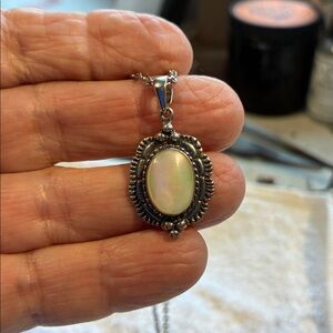 Milky Rich Mother of Pearl 925 Pendant